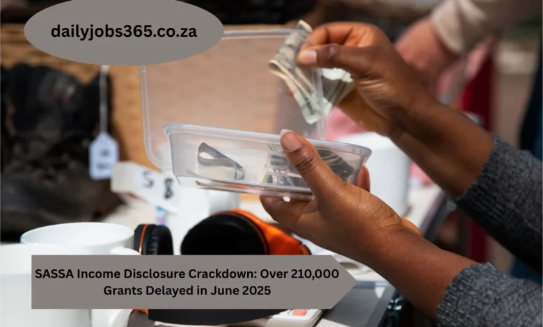 SASSA Income Disclosure